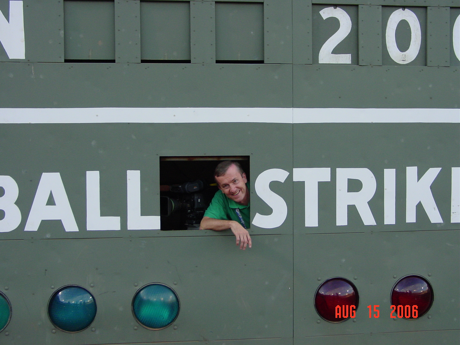 Fenway Park scoreboard